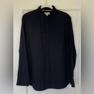 Calvin Klein The Essential Oxford Black Button Down Shirt